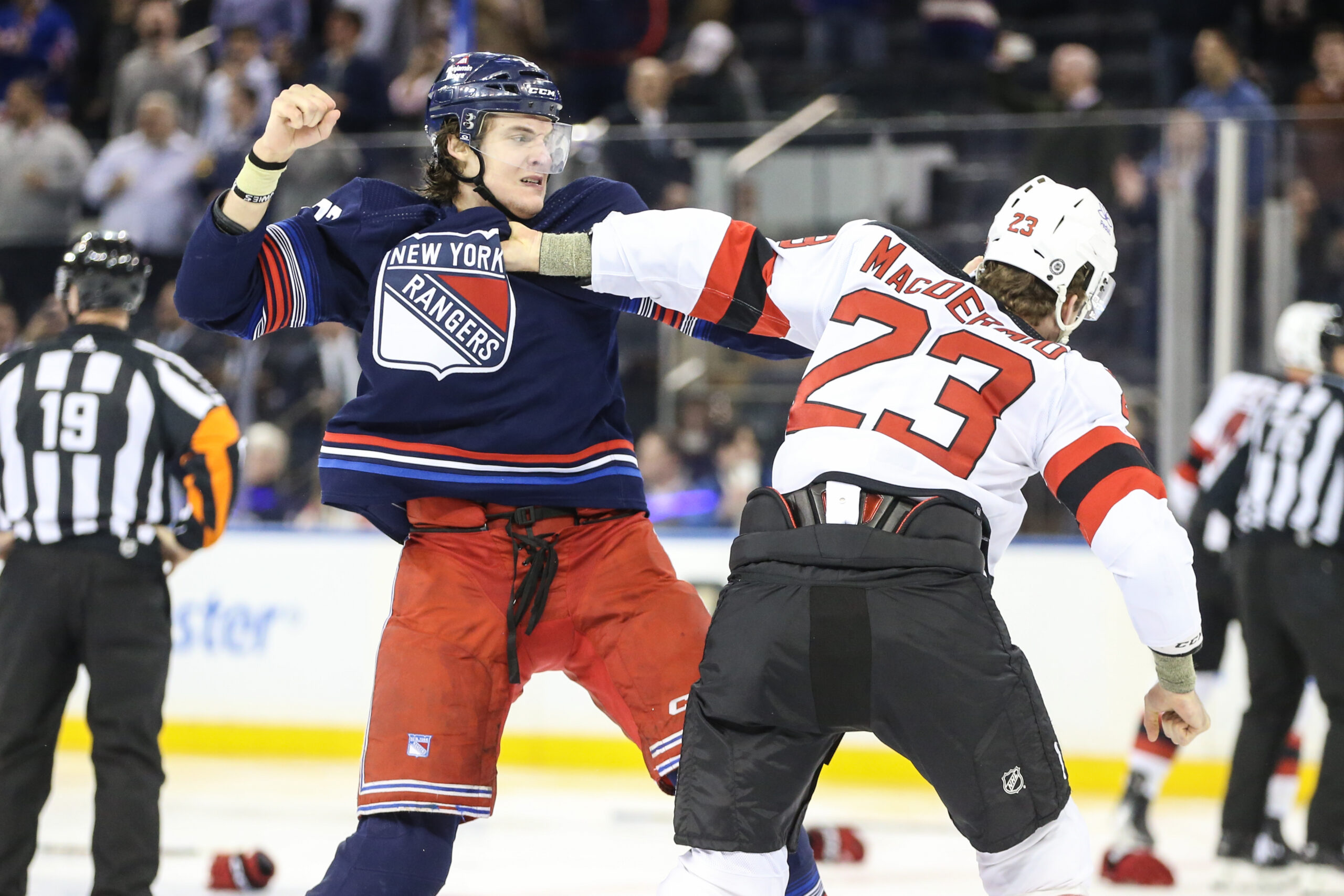 After Brawl, Devils Handled By Rangers In 4-3 Defeat
